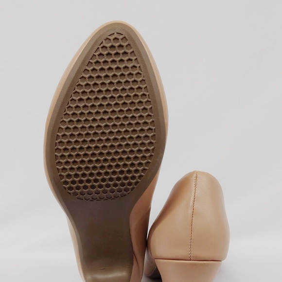 Beige Colored Kitten Heels - Picture 5 of 6